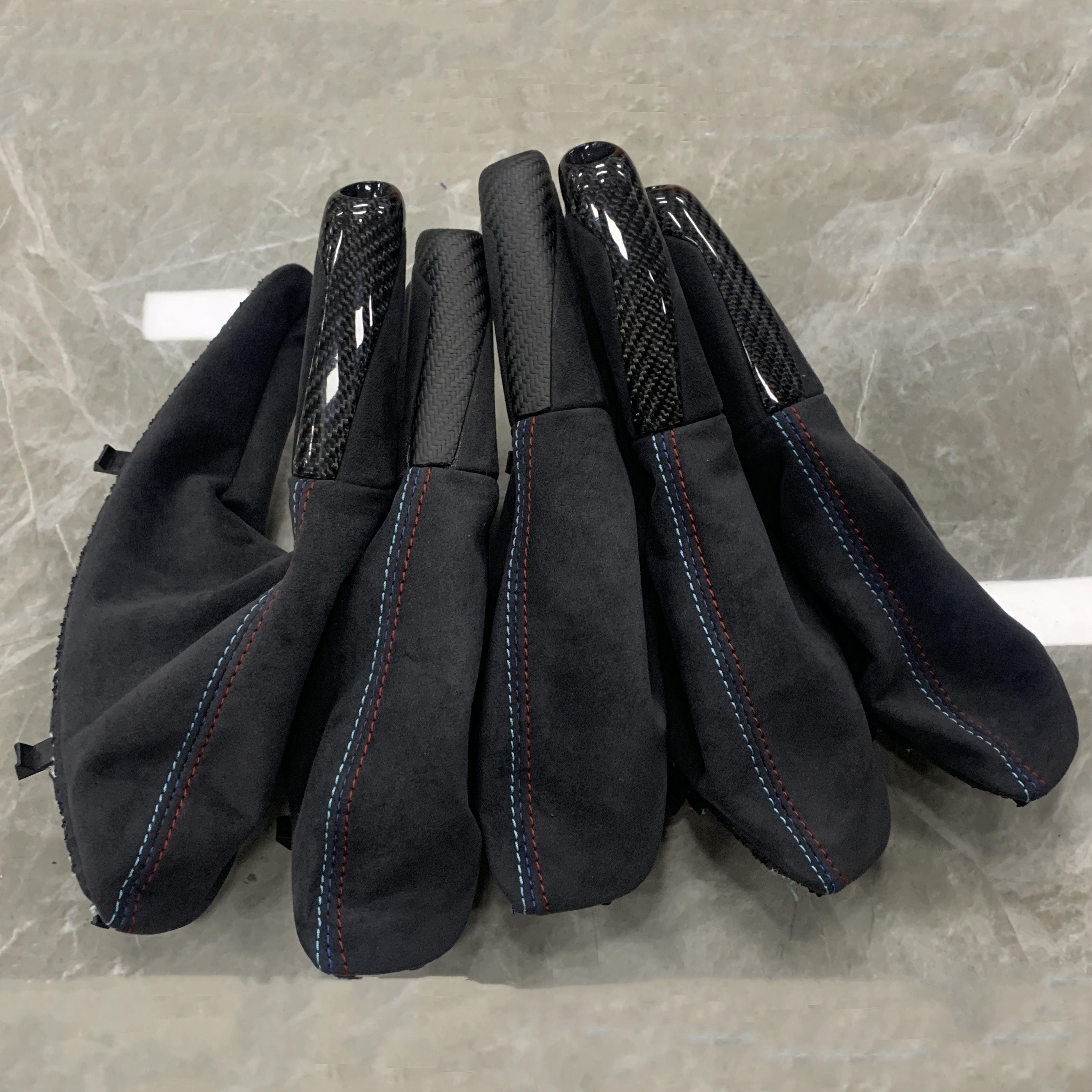 LHD Suede Carbon Fiber Handbrake Sleeve For BMW 3 4 Series F30 F31 F32 F33 F36 F80 F82 F83