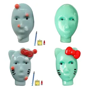 1/2pcs Funny Pimple Popper Acne Relief Toy Reusable Low Rebound Decompression Alien Toys Unique Internet Vlog Props