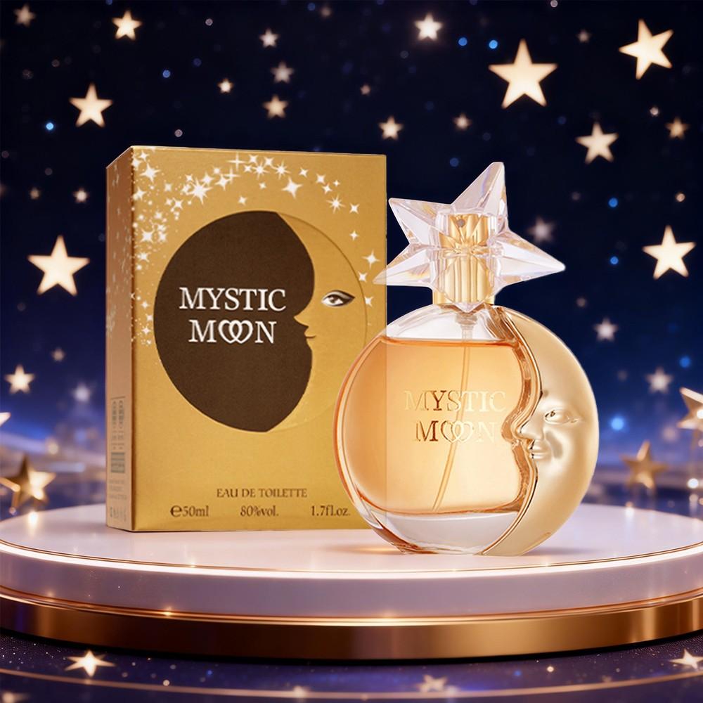 Mysterious Star Moon Women's Eau De Toilette, 50ML, Long-Lasting Floral Fruity Scent, Ideal Gift for Dates, Work, Holidays