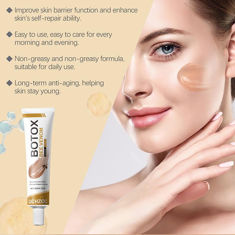 Bee Venom Anti-Wrinkle Cream, Firming &, Moisturizing & Hydrating, Antioxidant Repair, Suitable for All Skin Types