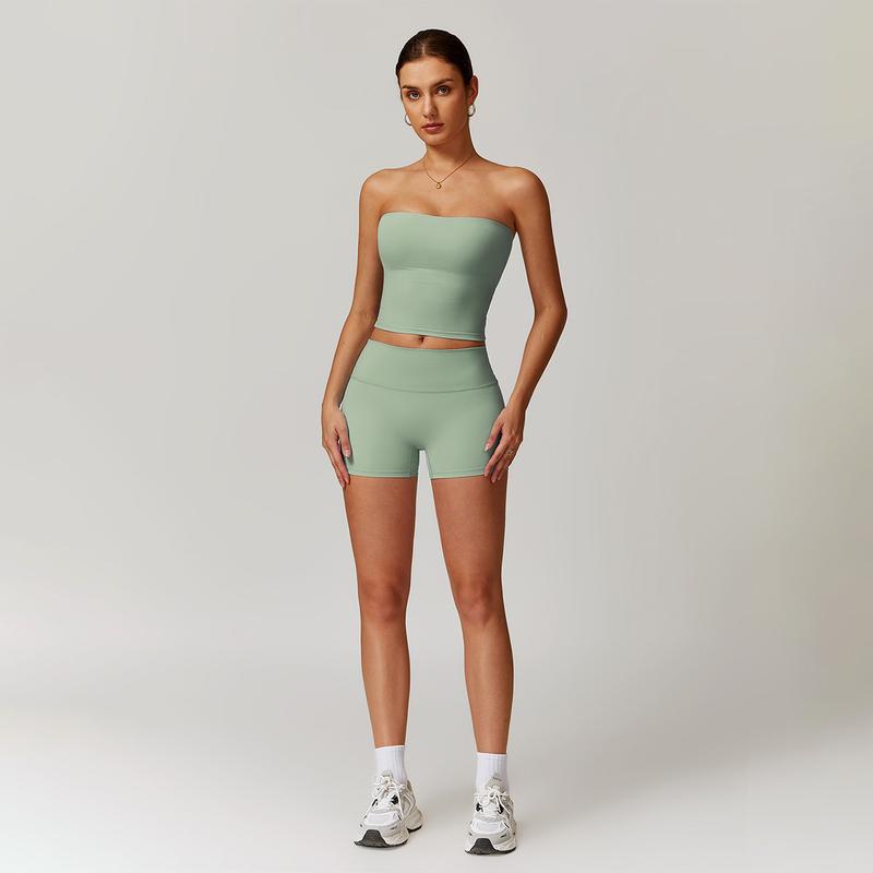 MASKERT Women's Strapless Tank Top Comfortable Home Commuting for Gymswear Breathable Activewear