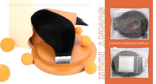 【12inch-28inch】Sunny Tape in Hair Extensions | 50G/20PCS Real Human Hair Natural Straight Invisible Silky  For Women Effortless Beauty in Daily Life #TiktokShopSpringGlowUp