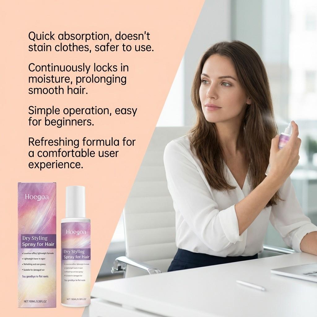 1 Piece/2 Pieces/3 Pieces No Rinse Hair Spray, Lightweight Volumizing Hair Mist, Refreshing Non-Sticky Formula, Portable Hair Care Spray