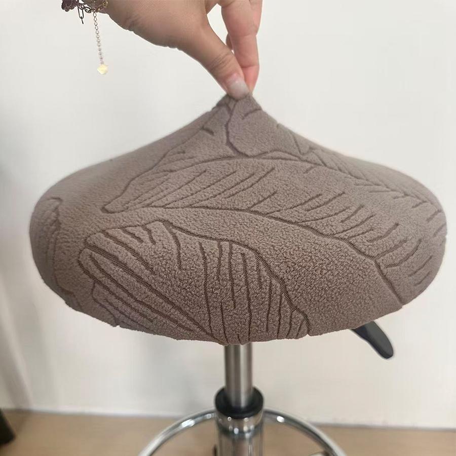 2pc Stretch Round Bar Stool Covers, Elastic Material, Fits Most Bar Chairs, Durable and Easy to Clean, Perfect for Home and Restaurant Use