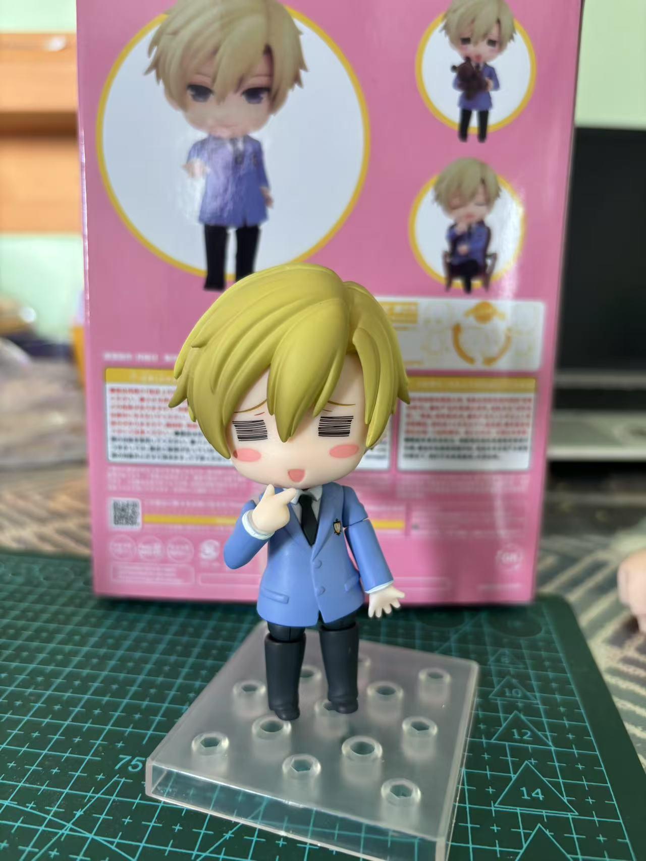 Anime Ouran High School Host Club  Figure Suou Tamaki Chibi Figure PVC Action Model Toys Anime Figure