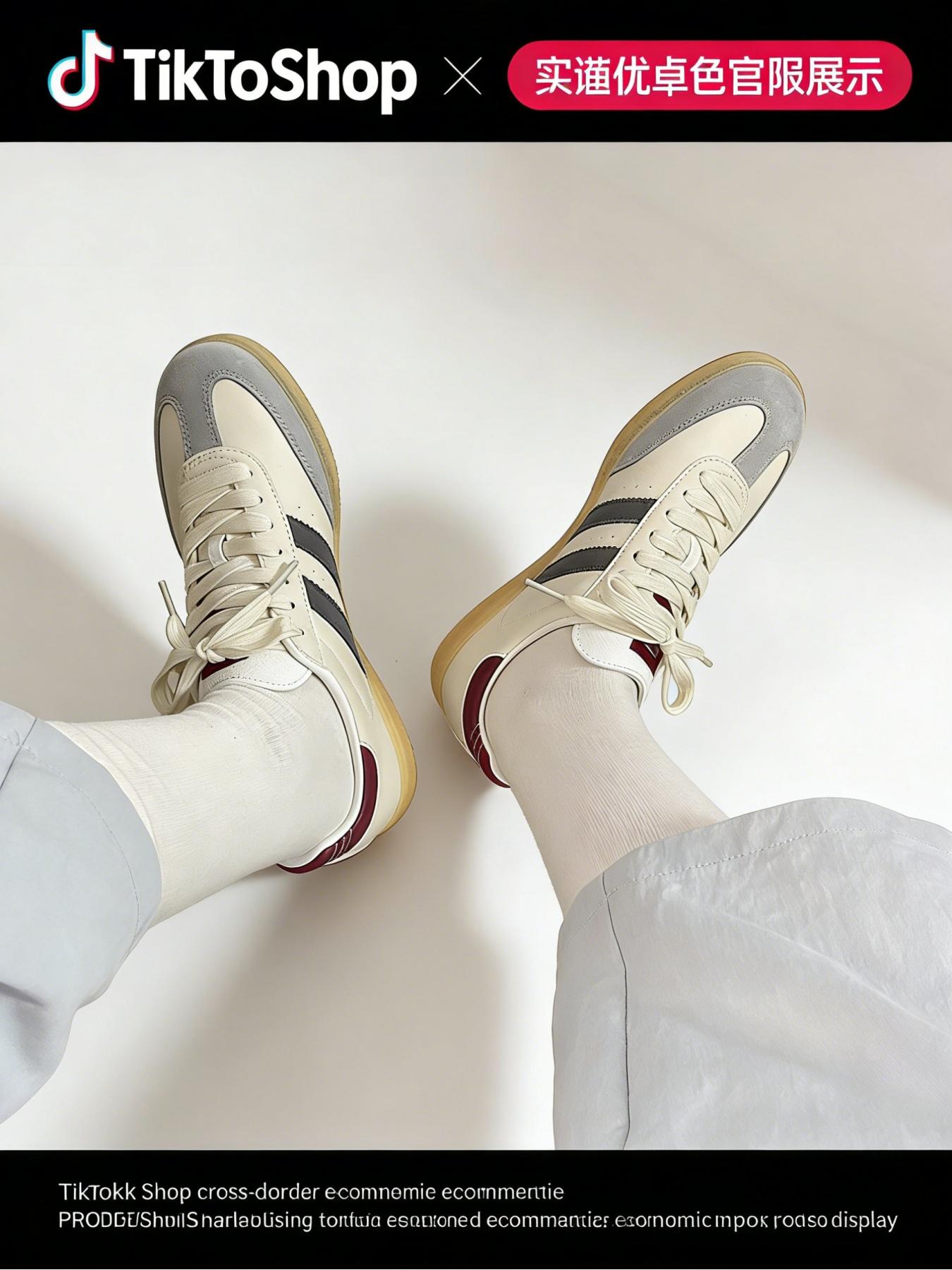 Unisex Retro Fashion Lightweight Comfortable Lace Up German Training Casual Athletic Sneakers for Daily Gym Travel