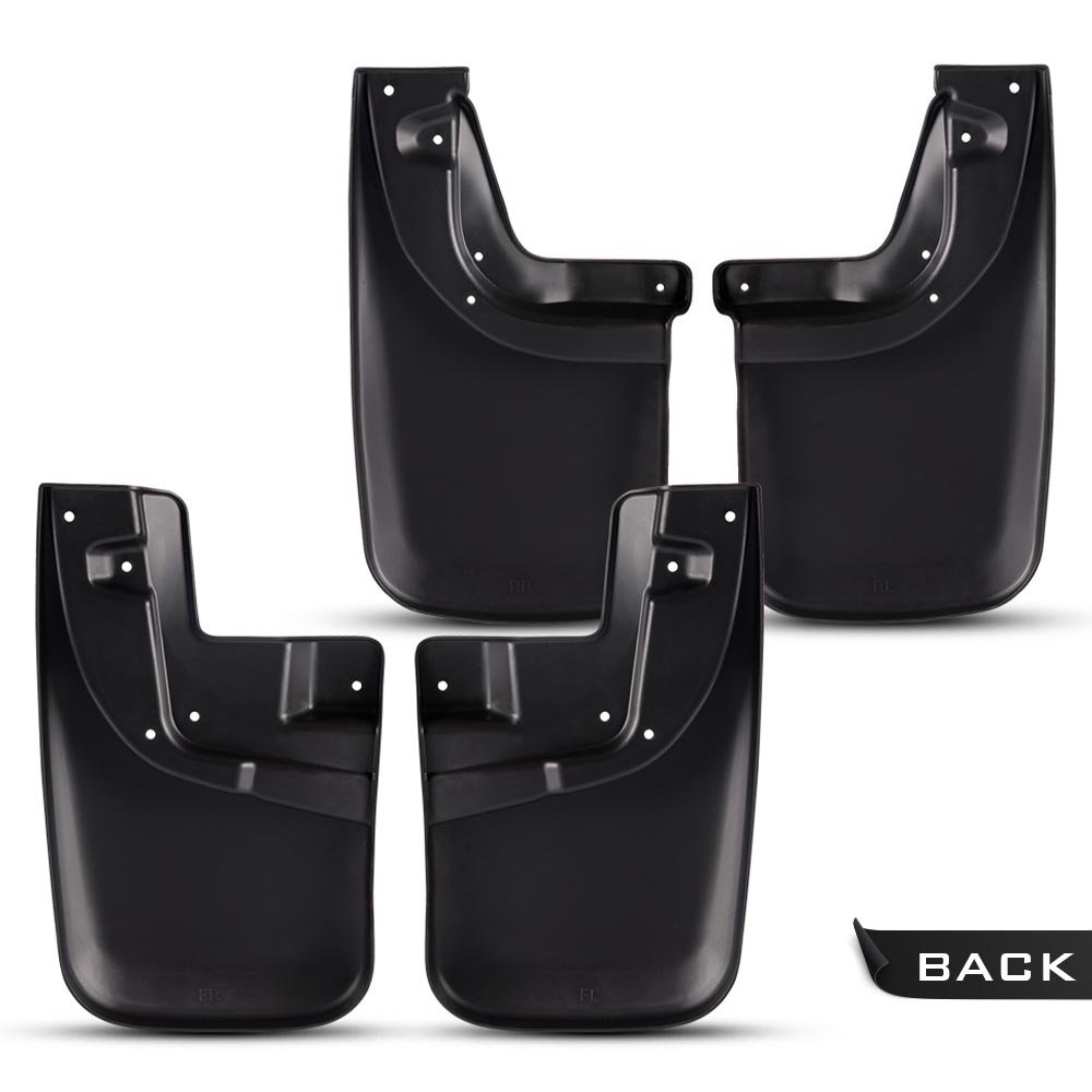 CROSSDESIGN Fit For 2005-2015 Toyota Tacoma Rear Front Mudguards Splash Mud Flaps Mudflaps