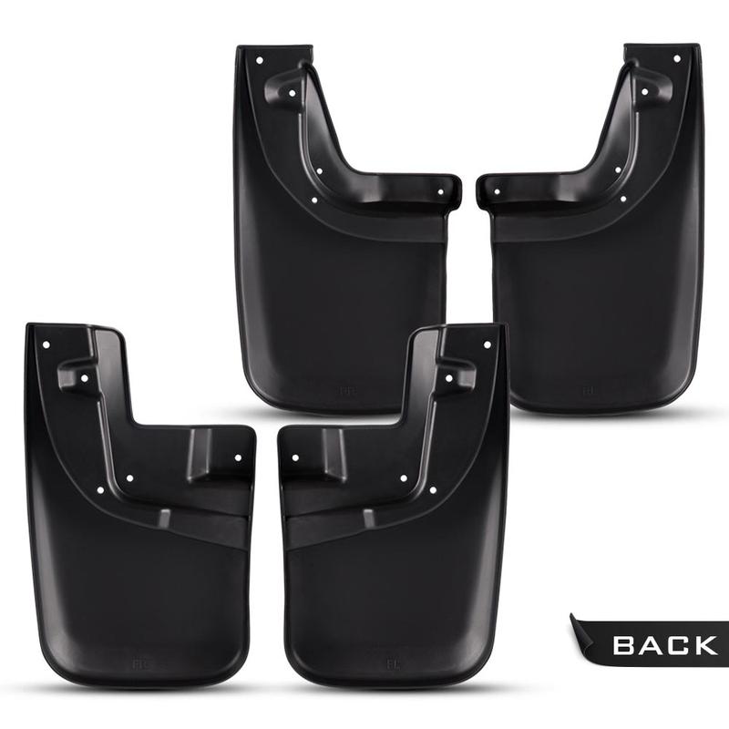 CROSSDESIGN Fit For 2005-2015 Toyota Tacoma Rear Front Mudguards Splash Mud Flaps Mudflaps
