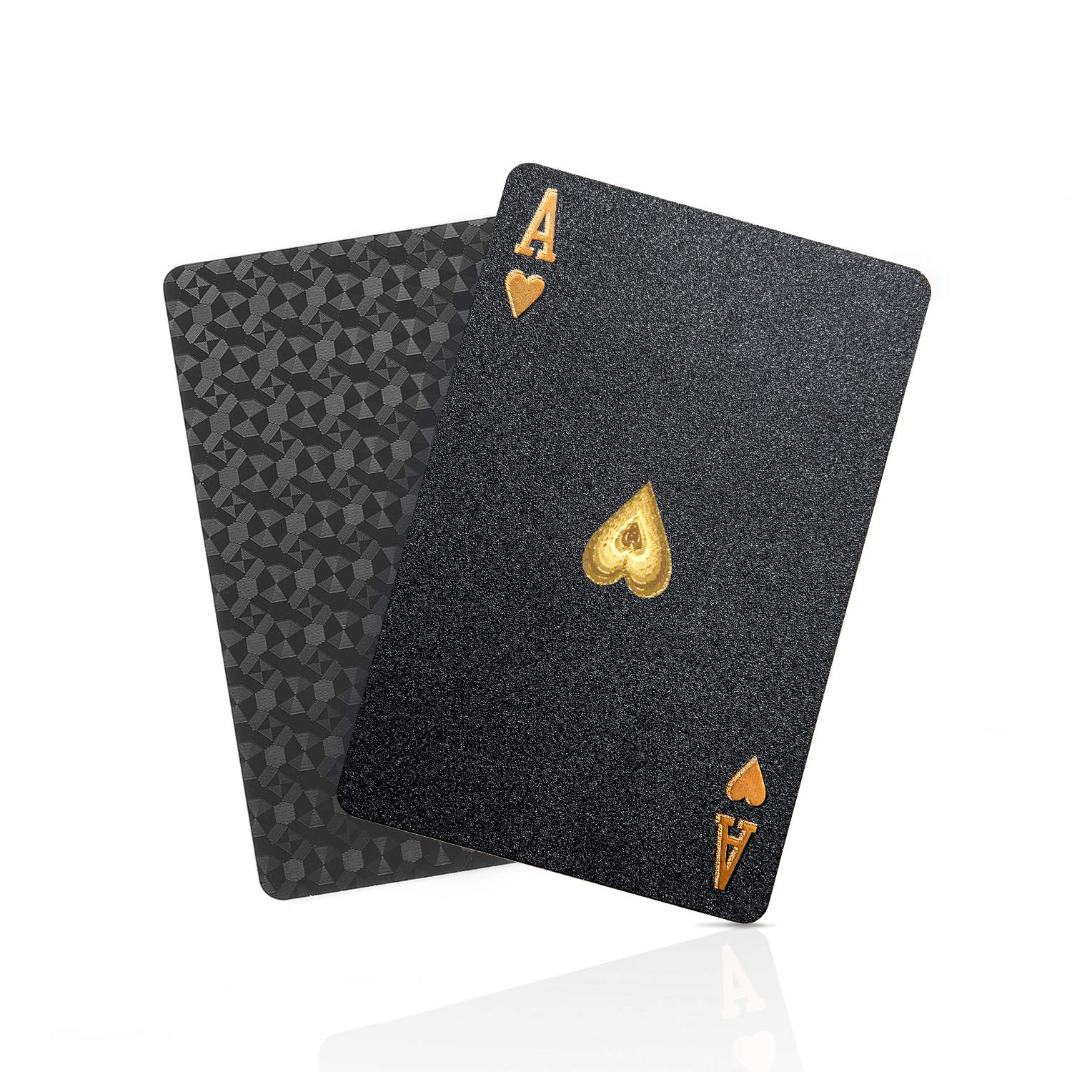 Diamond Waterproof Black Playing Cards, Poker Cards, HD, Deck of Cards