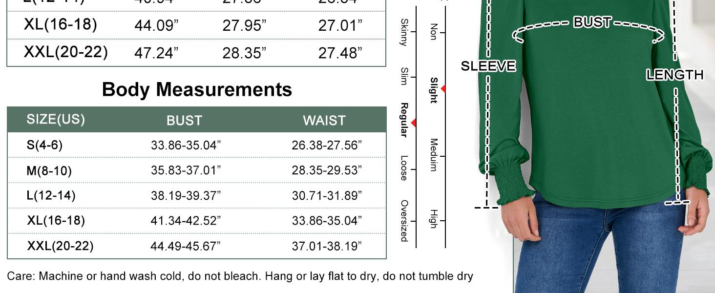 ANRABESS Women's Puff Long Sleeve Shirts V Neck Loose T-Shirts Dressy Casual Work Blouses 2025 Fall Tops Trendy Clothes Outfits Womenswear