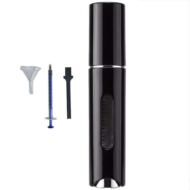 Large Capacity Scalp Dropper Set, Integrated Roller Massager, Precision Dose Control, Home Use Scalp Essence Guide Comb, 0.51oz