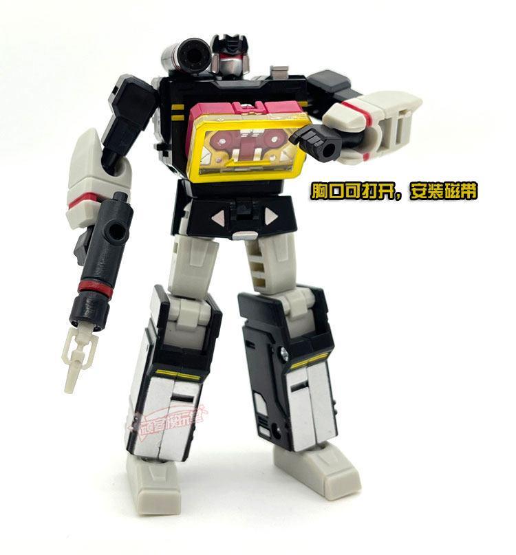 10cm Transformable Toy Shockwave Soundwave Powerglide Small Scale G1 Animated Robot Model Figurine Boy Gift
