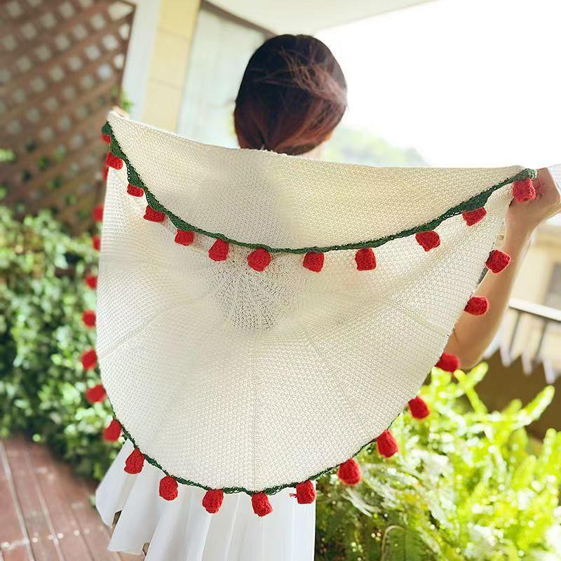 Rose hand-woven blanket, pure handmade blanket, can be turned into a bouquet of roses blanket,a gift for the object, mother, elders, a special gift-MM