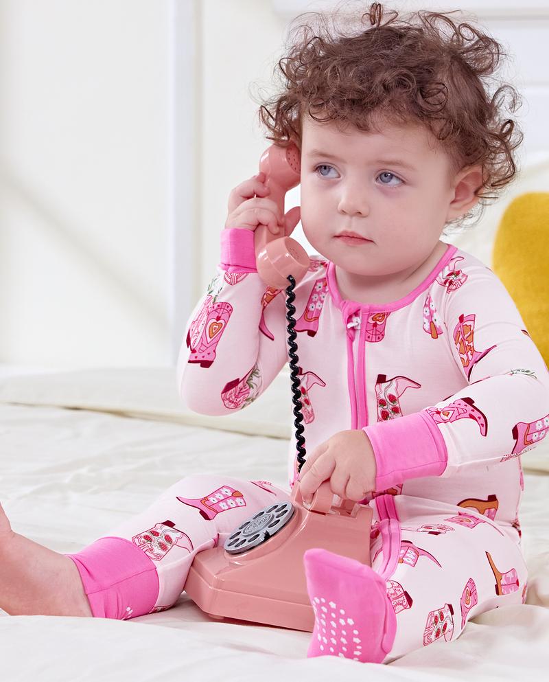 babee Reshinee Bamboo Viscose Baby Convertible Footie Pajama,Zipper Pajamas for Baby Kids Boys Girls,Sleep & Play Footed Pjs baby,Valentine's Day gift