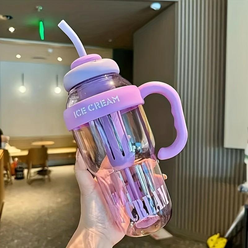 1300ML Large Capacity Portable Reusable Straw Cup, Detachable Tea Strainer, Easy Flower & Fruit Tea Brewing, Ideal for Students, Office, Fitness, Outdoor Use, Water Bottles, Portable Sports Bottle