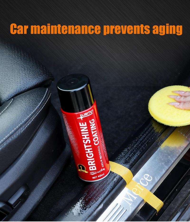 LIBITU Car Interior Protectant Spray 450ML Ultra-Protect Dashboard Wax Restore Shine Brazilian Carnauba Formula Waterproof Shield