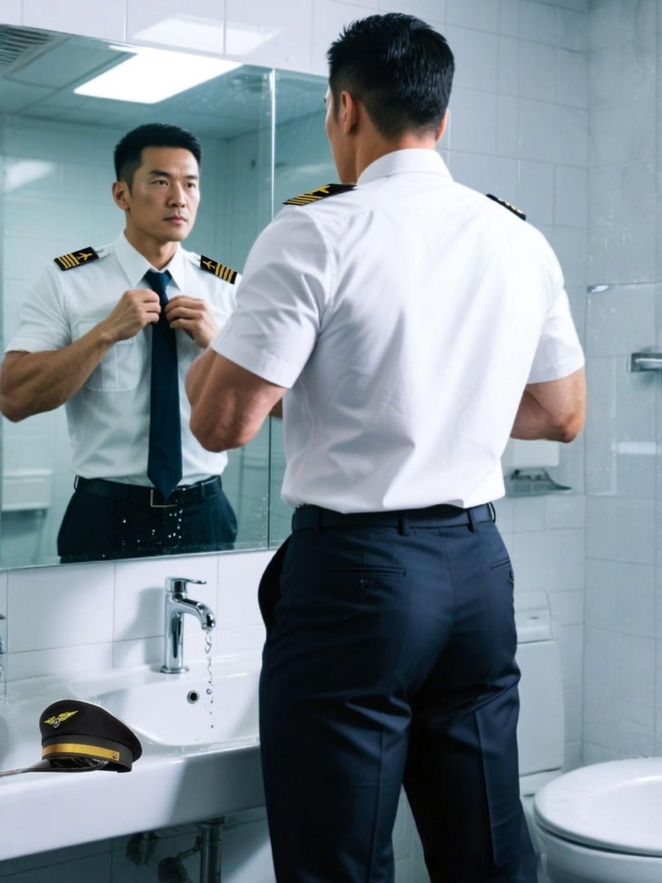 5-Piece Cosplay Pilot Costume Set for Women, Includes Hat, Badge, Shoulder Patch, Tie, Sunglasses, Gloves, Perfect for Halloween Parties