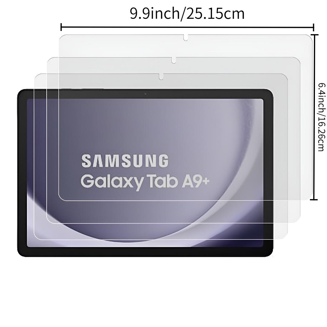 JESS 2 Pack Screen Protector for Galaxy Tab A9 8.7 inch/ A9 Plus 11 Inch 2023, HD Tempered Glass 9H Film Guard for 11" Tab A9+ 5G Tablet (SM-X210/X216/X218)