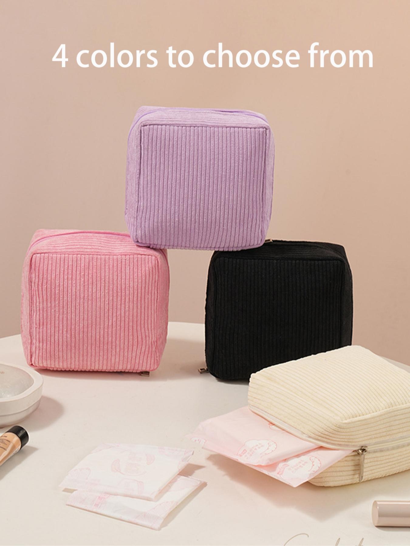 Mini Makeup Bag, Small Travel Organizer, Zippered Portable Case, Durable and Lightweight, Ideal for Women, School, Work, Travel