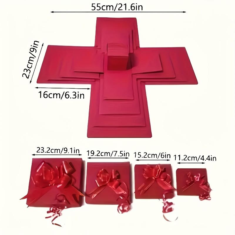 Explosion DIY Surprise Deluxe Gift Box Set, Snack Explosion Gift Box, Handmade Scrapbook Album, Perfect for Gifts, Mother's Day, Father's Day, Birthday