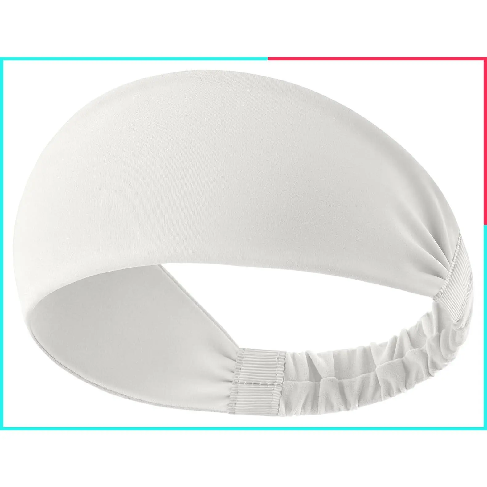 Wide Moisture-Wicking Sweatband Headband for Sports Running & Workout - Non-Slip, Skin-Friendly, Double Layer, Unisex