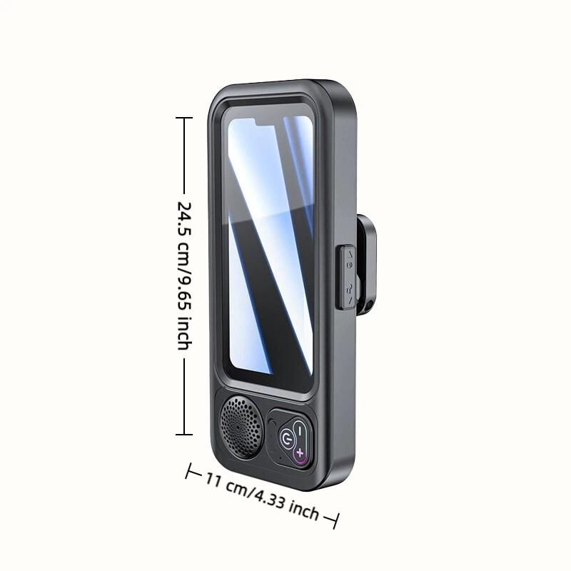 Waterproof Box Speaker, Bathroom Waterproof 360° Rotating Touchscreen, Bluetooth-compatible Speaker, Watch Movies, Listen Music, Phone Stand