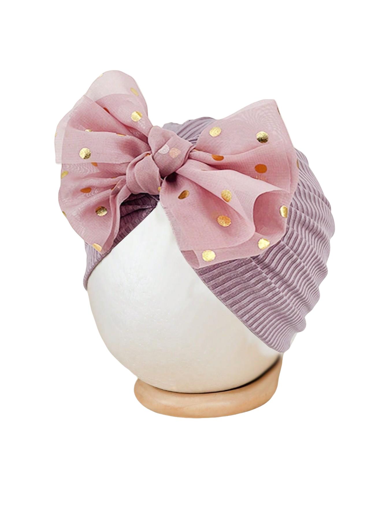5-piece set of candy-colored cute baby headbands, princess girl hair accessories, suitable daily and all-season wear, with fashionable knot design