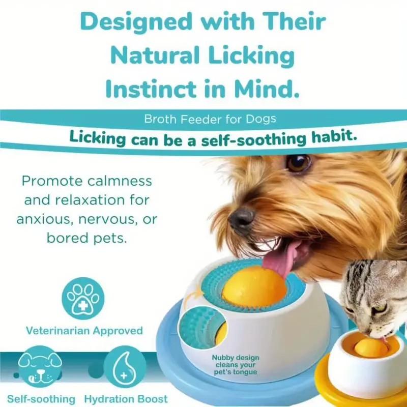 🐾 Promote Healthy Digestion | 1 Pc Pet Slow Feeder Plate | Interactive Dog Cat Snack Bowl