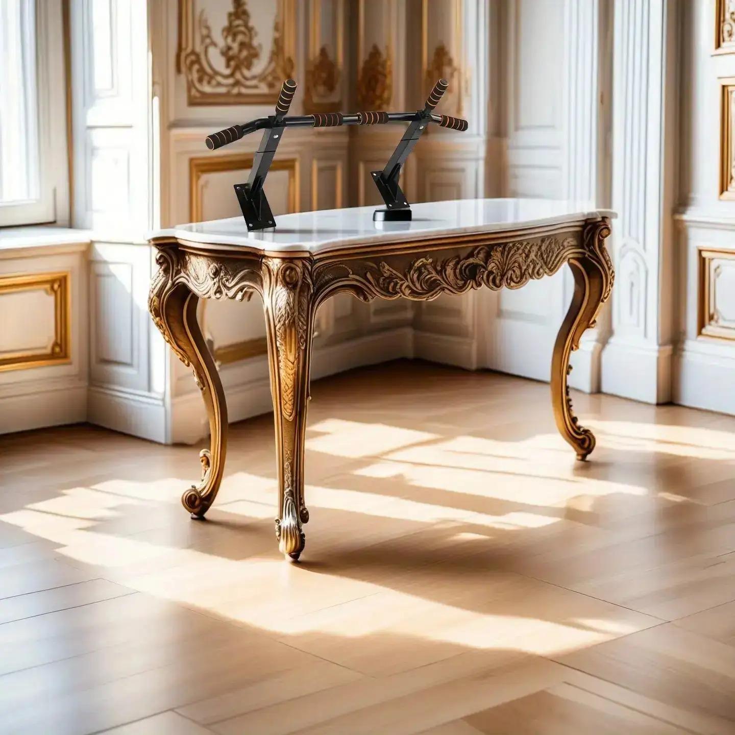 Multi-Scene Wall-Mounted Pull Up Bar, Slim Doorway Mounted Chin Up Bar, Perfect for Home & Commercial Gym Training, Adjustable Hanging Bar with No Stand