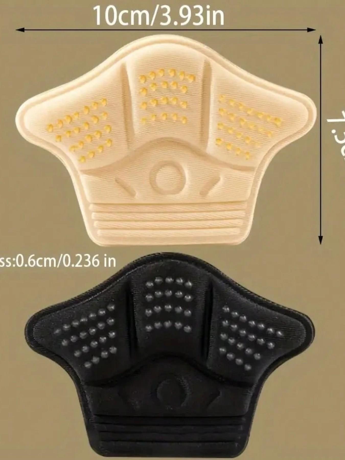 5 Double self-adhesive thickened seaweed shoes, anti-friction after slipping, flexible shoes. Black/rice color movement protects the shoes, rests the shoes. Protective backrest, anti-slip cover, closure option, clear design. Shoes, spring/summer selection