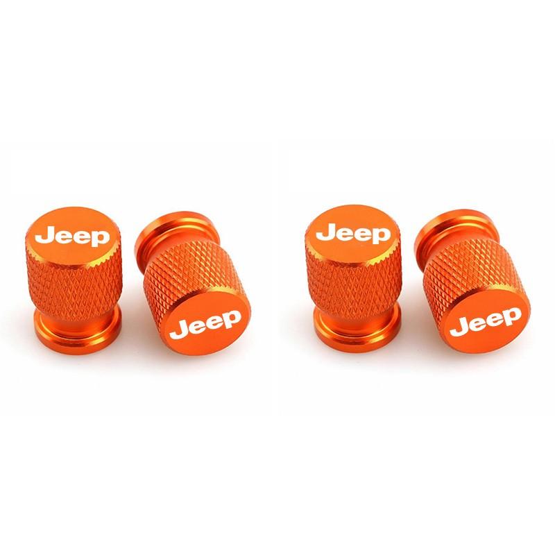Waterproof Car Wheel Tire Valve Caps, Durable Tyre Stem Covers for Jeep Grand Cherokee & More Models, Essential Auto Accessories