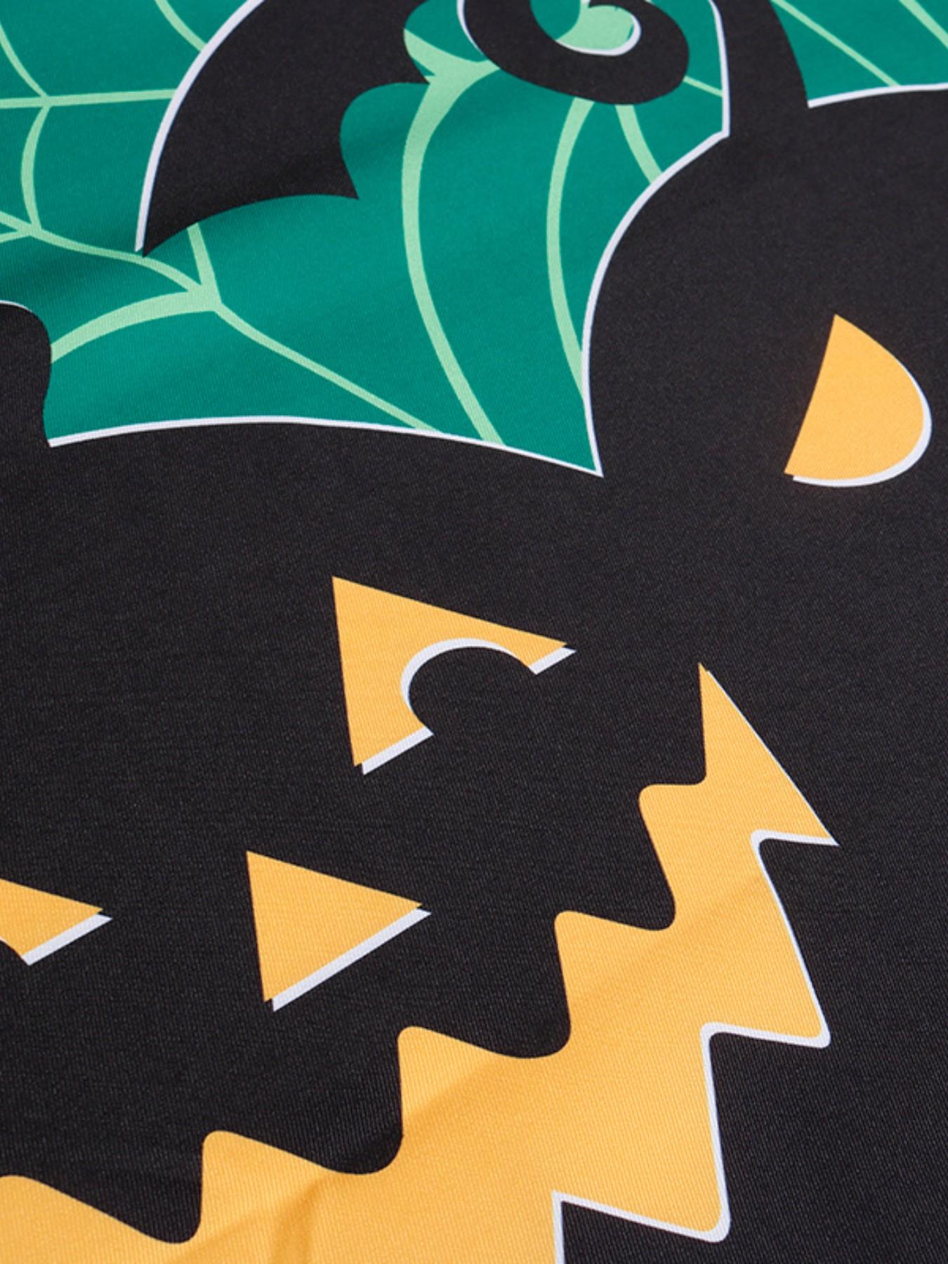 Halloween Cosplay Costume Witch Cloak, Printed Party Dress-Up, Perfect for Halloween Parties & Events, Stylish Wizard Robe