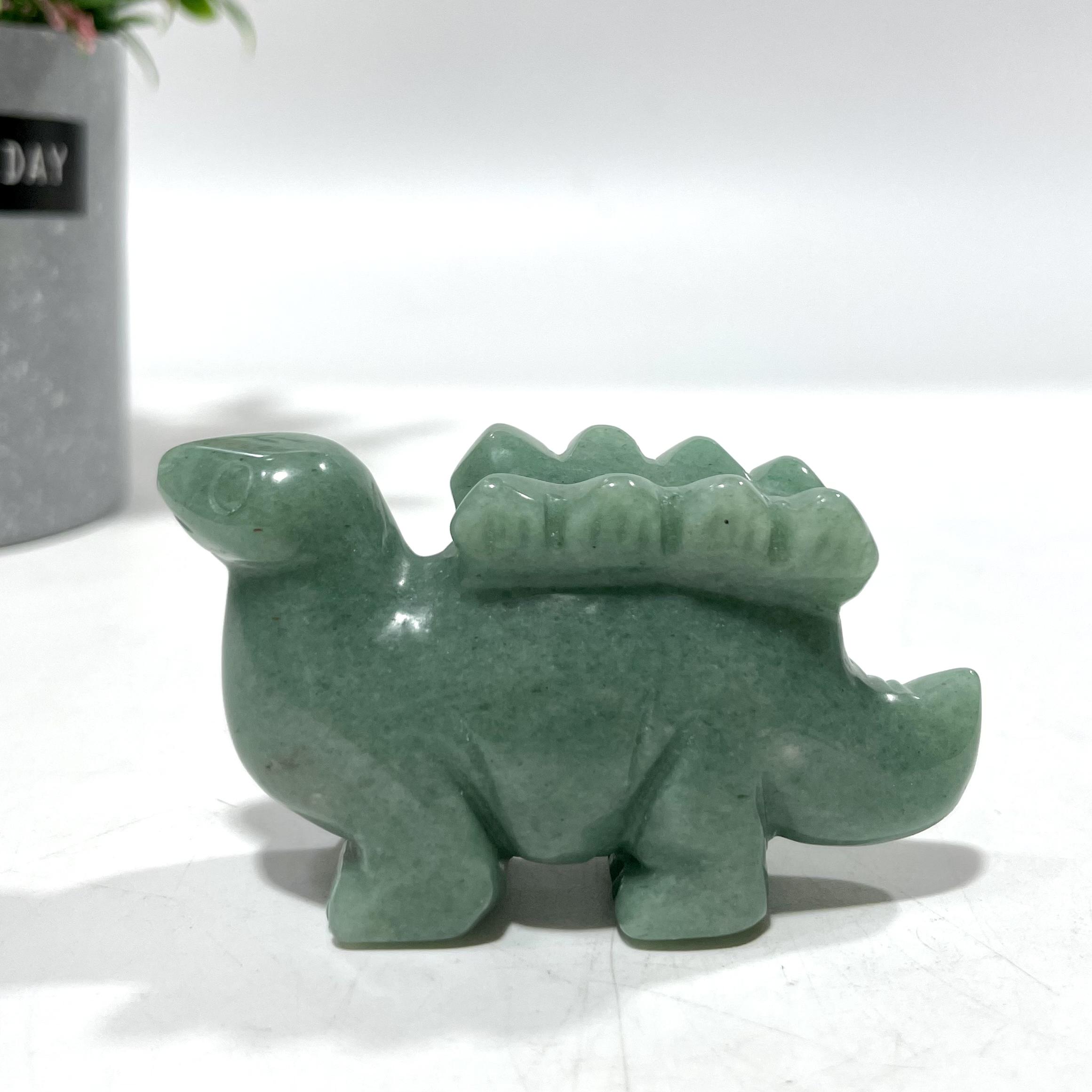 Green Aventurine Animal Crystal Carvings Flower Fairy Cat bird Tortoise Dolphin Bear Fish Seal Dinosaur Rhinoceros Frog Shark Carvings Healing Stones Natural Stone Chakra Balancing Reiki Home Office Decor From IG Crystal