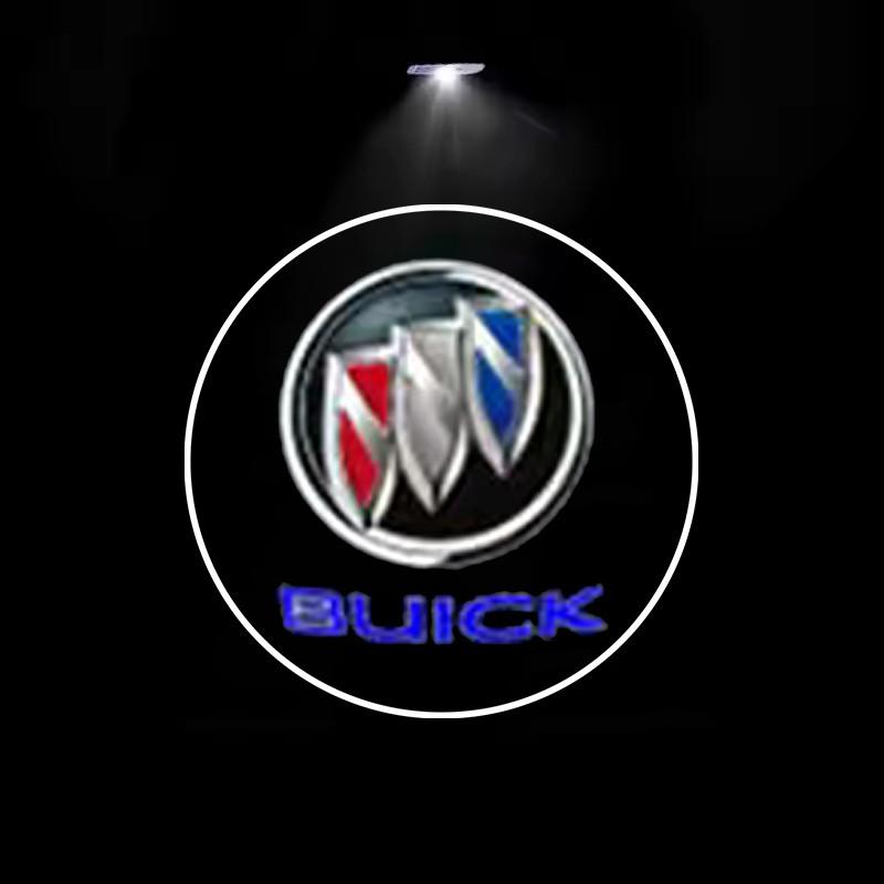 Car Door LED HD Welcome Courtesy Shadow Projector Lamp Logo Light For Buick Century Excelle XT Envision Excelle GT Verano Regal LaCrosse Park Avenue Envista GL8 Car Accessories