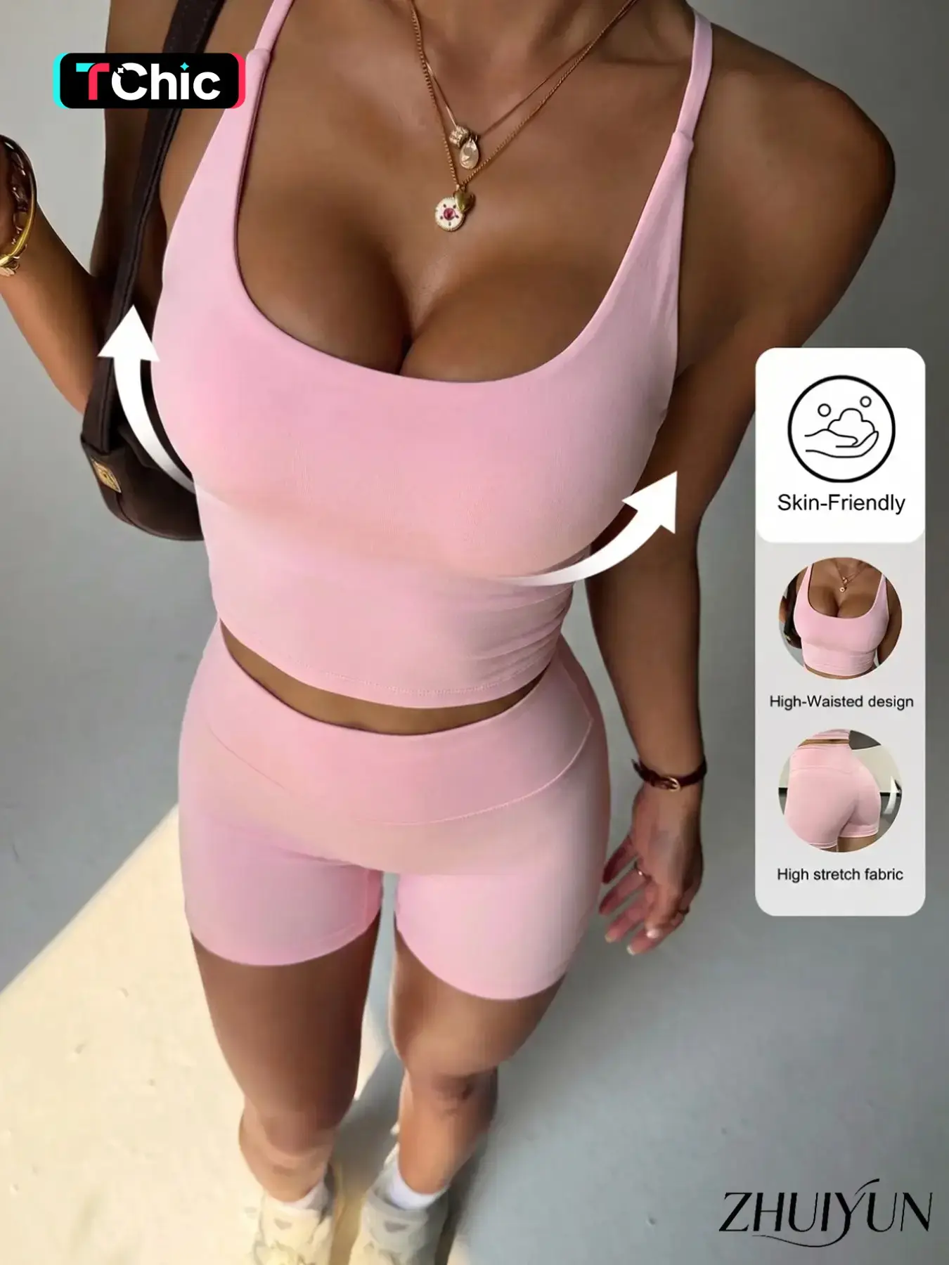 New Cross Back Seamless Yoga Set for Women, Tank Top Bra with High-Waist Shorts, Sporty Quick Dry Fitness, Outdoor Running Gear, Fitness Sets