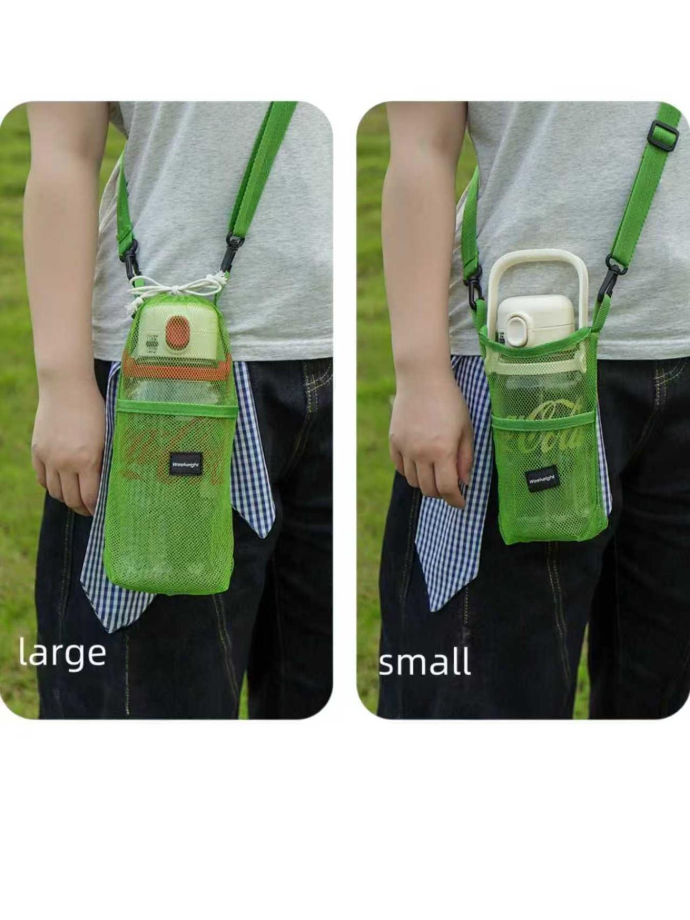 Portable Water Bottle Strap, Tea Cup Protector, Insulated Mug Case, Phone Crossbody Bag, Multi-Functional Storage Pouch