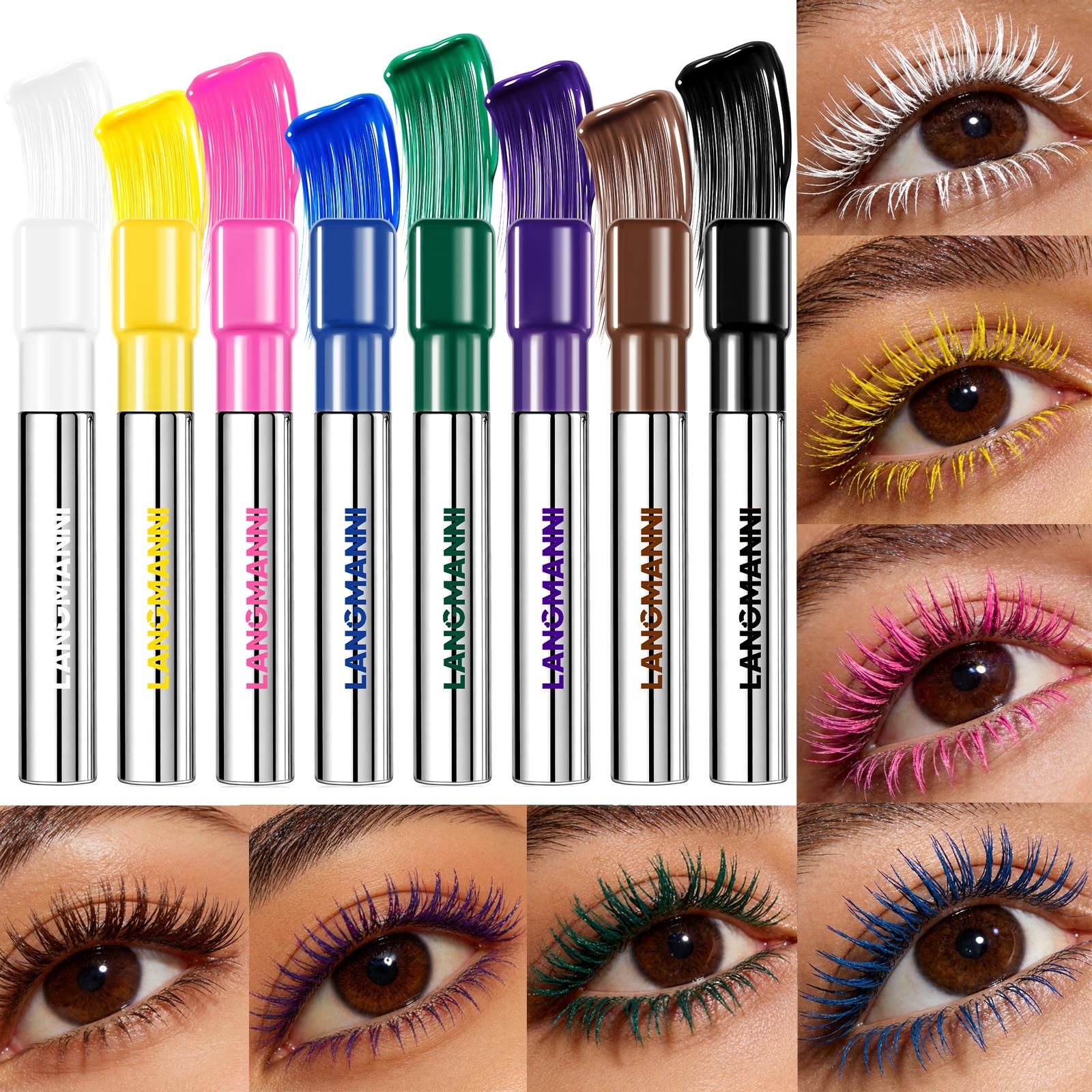 Colorful curling mascara, long and thick, waterproof, natural makeup effect
