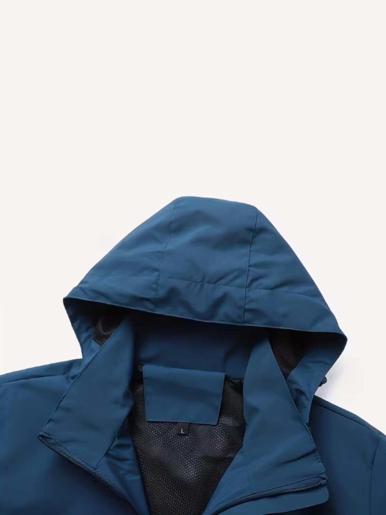 Spring Autumn New Couple Windbreaker, Eagle Snake Print, All-Season Outdoor Hiking Jacket, Long Sleeve Fitted Outerwear for Men and Women