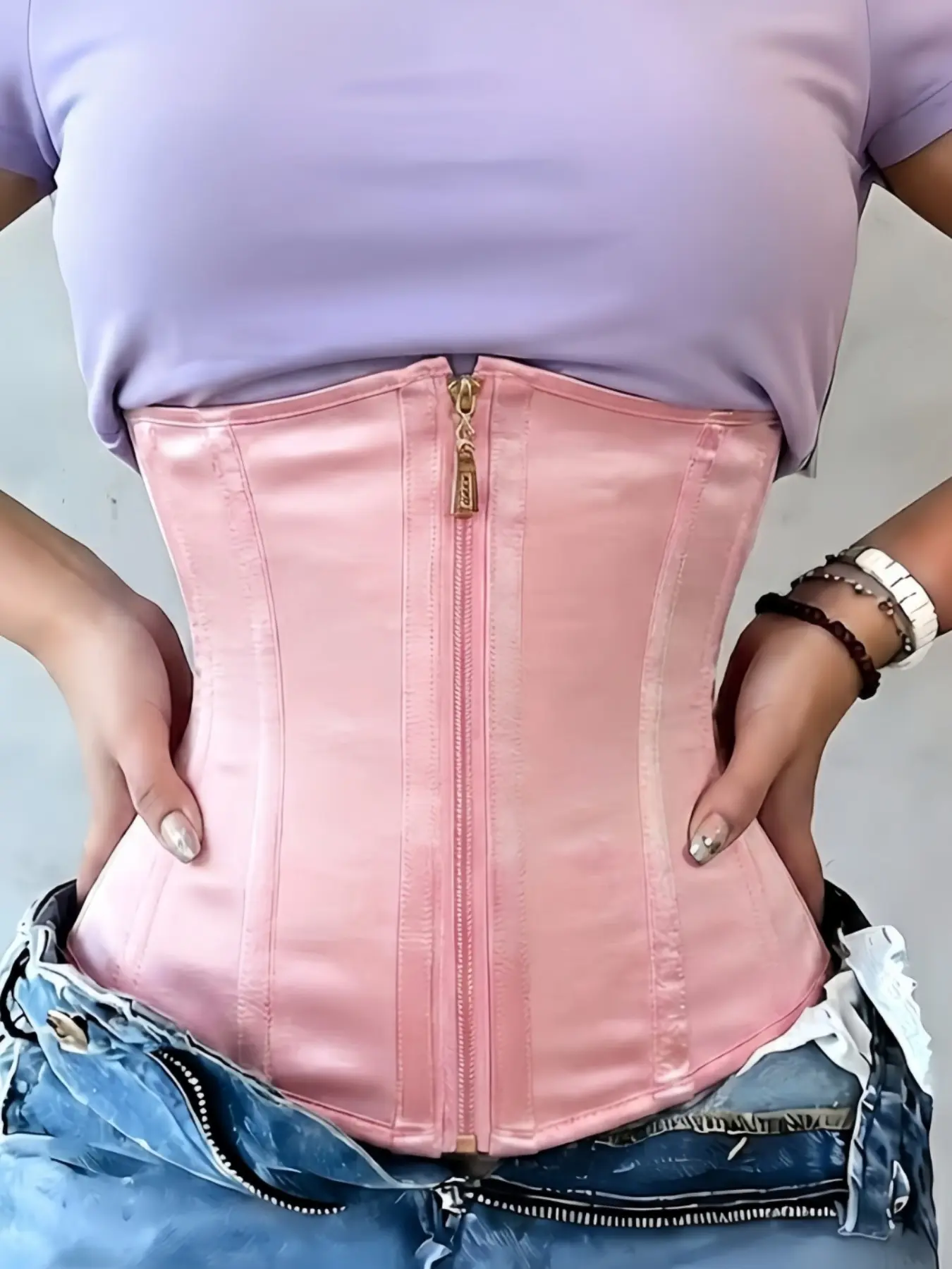 1 Count Women's Leopard Pattern High Compression Zipper Waist Trainer with Hook-and-Eye Closure, Tummy Control Body Shaper, Curve Hugging Waist Cincher Corset, Girdle, Fajas Colombianas, Shapewear for Workout & Daily Wear
