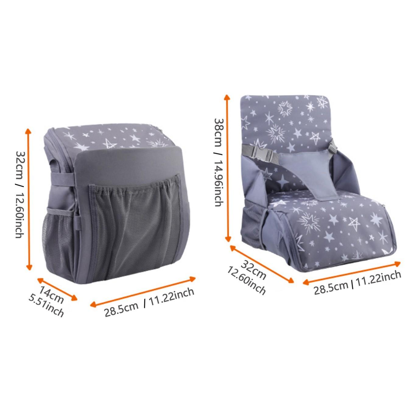 Multifunctional Large Capacity Shoulder Bag for Moms, Portable Travel Bag with Baby Seat Function, Table Chair Option