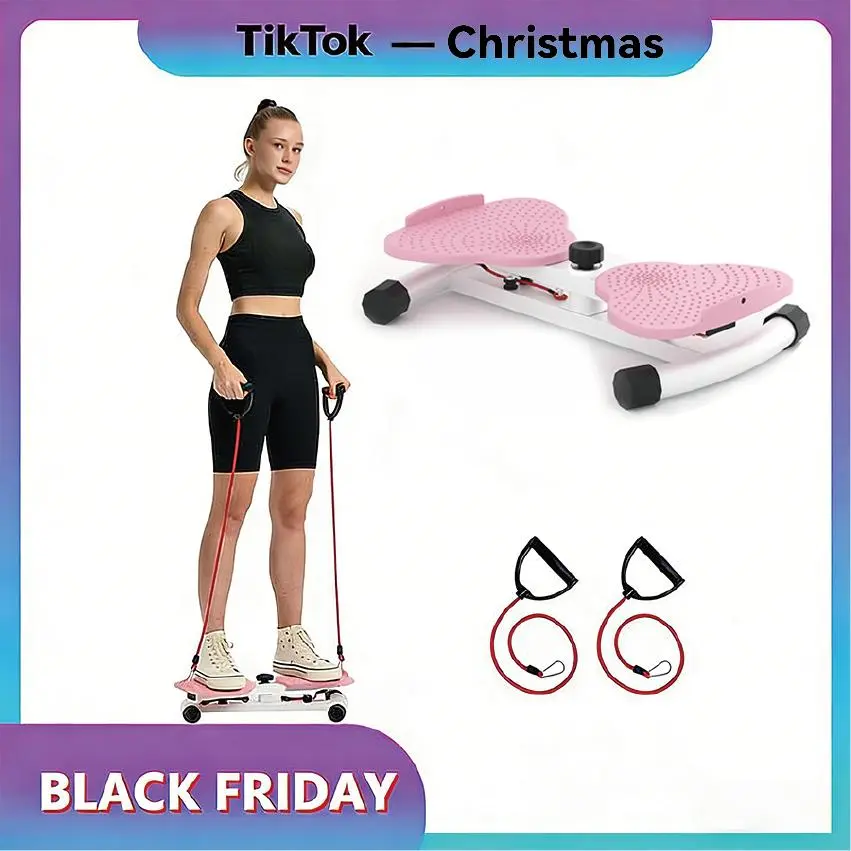 Durable PP Waist Twister Machine with Stable Support, Non-slip Tummy Exercise Equipment for Women's Home Gym Cardio, Quiet Core Trainer, 300lb Capacity, Home Abs Workout, Waist Twisting Machine, Sports Ab Machine