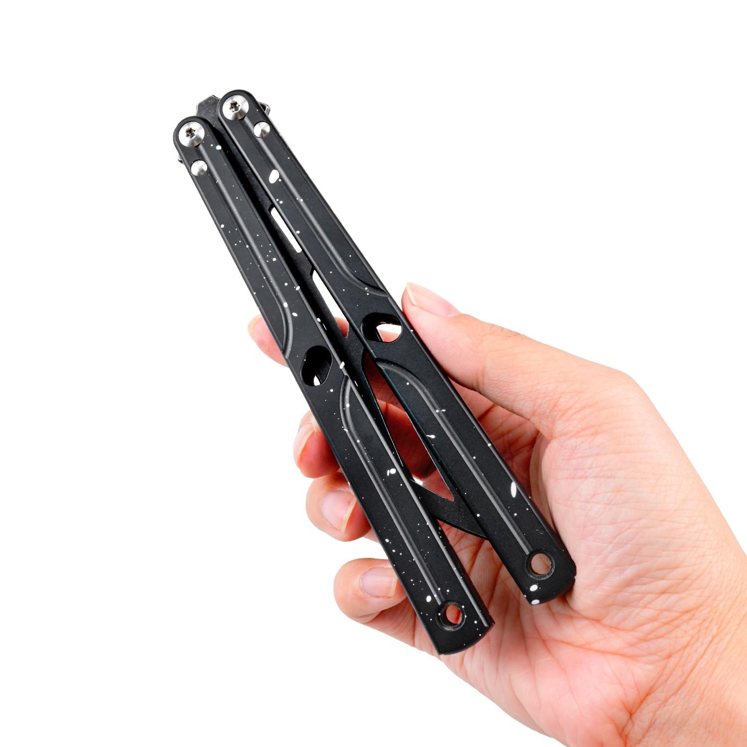 1pc Balisong Butterfly Trainer, Outdoor Flip Training Tool, Essential for Martial Arts Practice, Durable Design for Enhanced Skills