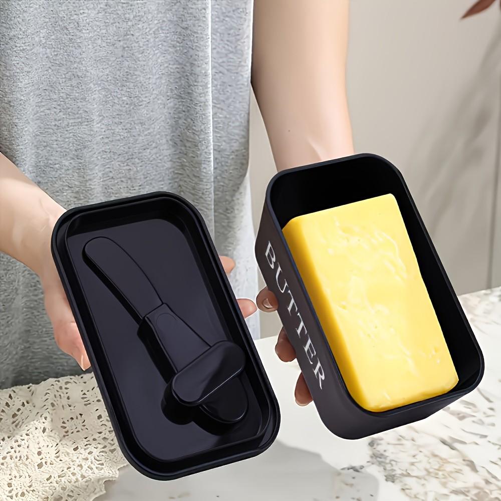 Butter Dish Set with Lid, Leak-Proof Seal, Leakproof Container, Freezer-Safe, Easy-Clean Surface, Ideal for Kitchen Baking or Gifting, Perfect for Home, Weddings, Camping, and Outdoor Activities, Great Gift for Thanksgiving and Christmas
