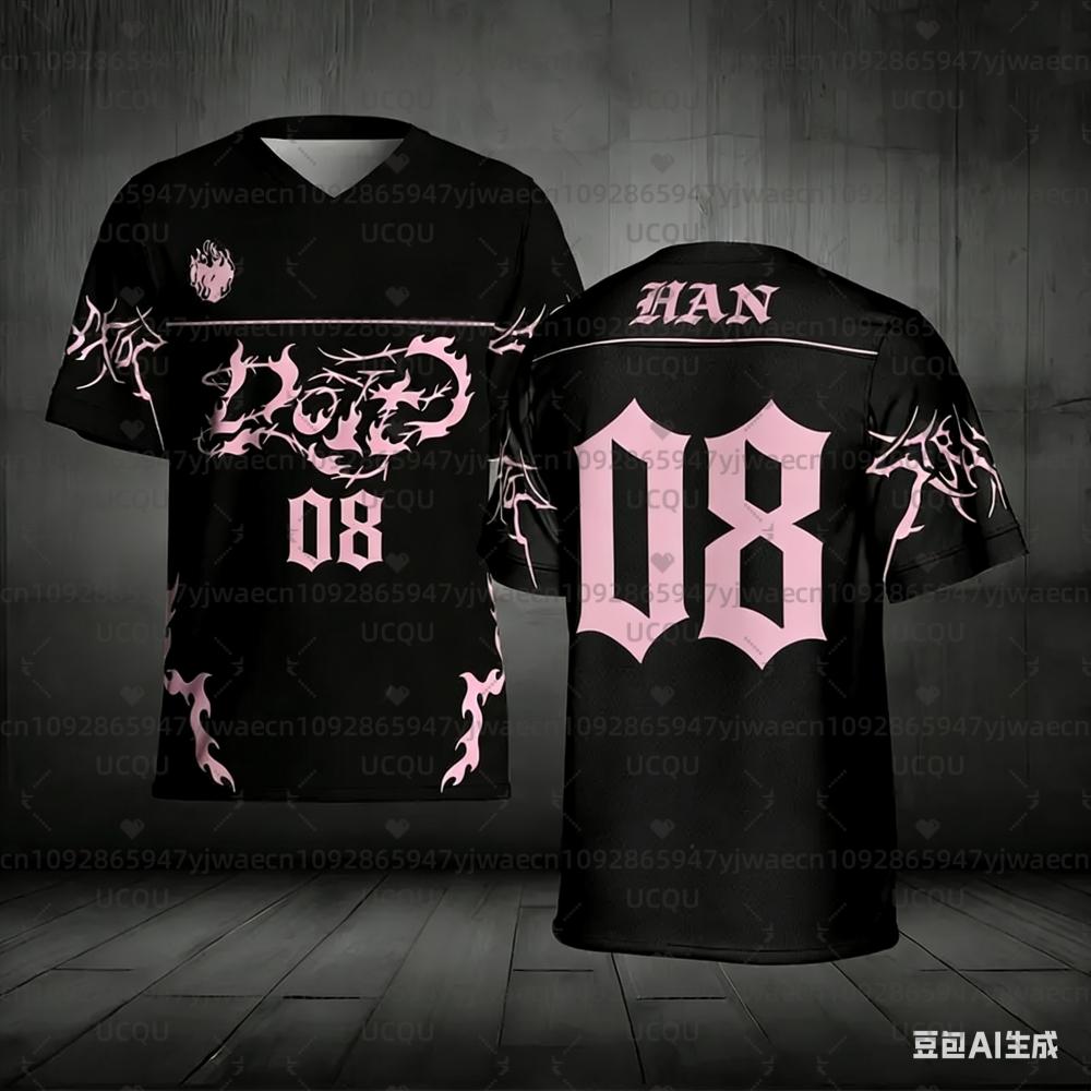 Do It Unisex Jersey 2026 KPOP Concert Sport Casual Tshirt Fan Gift Bangchan Felix Streetwear  Oversize Short Sleeve Men's Tshirt