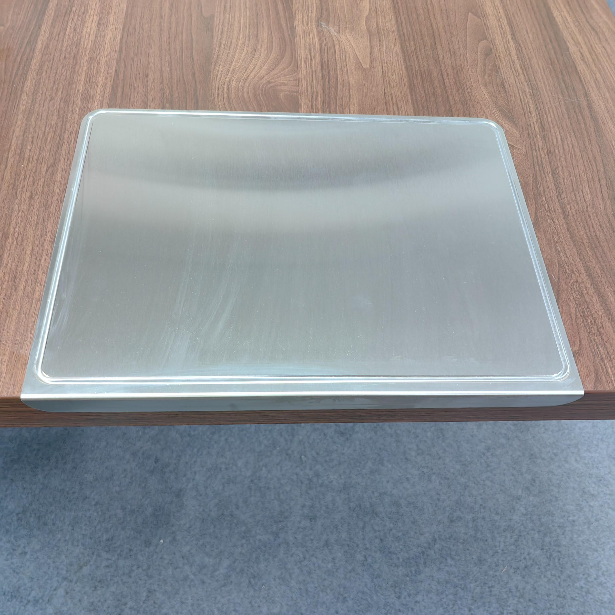 High-Quality Food-Grade 304 Stainless Steel Chopping Cutting Board, Heavy-Duty Thickened, Durable, Juice Groove, Easy to Clean, Kitchen Counter Stable, Durable Cutting Boards, Cooking Cutting Board