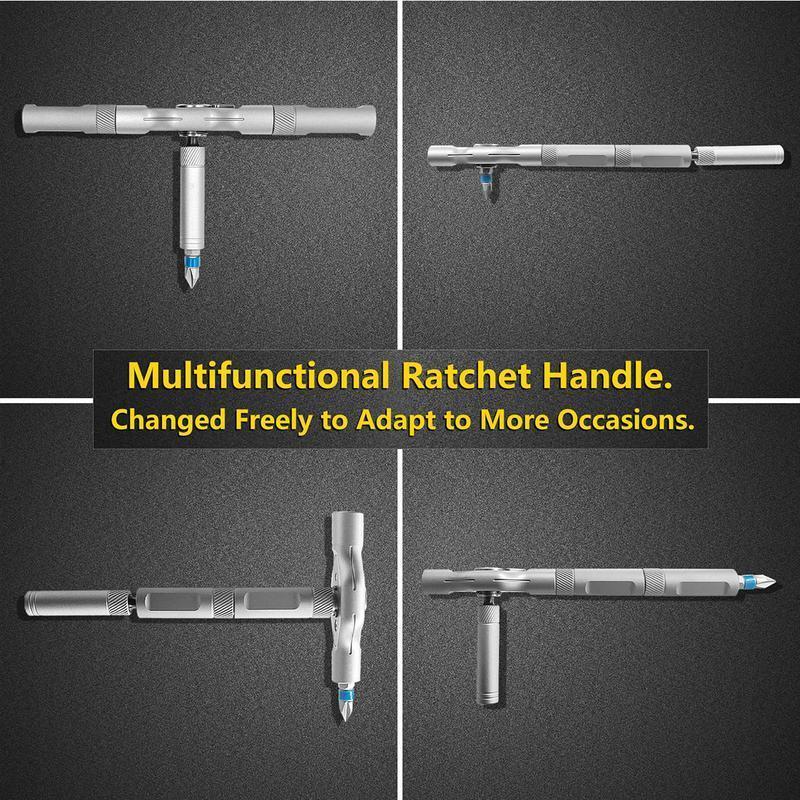 【SummerVibes】SEESE 24 in 1 DlY Screwdriver Set,1 Set SwitchableScrewdriver Shape Magnetic Screwdriver Set,Compact and Portable Ratchet Screw0driver SetHome Repair Tool Box 【SummerVibes】SEESE 24 in 1 DlY Screwdriver Set,1 Set SwitchableScrewdriver Shape Magnetic Screwdriver Set,Compact and Portable Ratchet Screw0driver SetHome Repair Tool Box