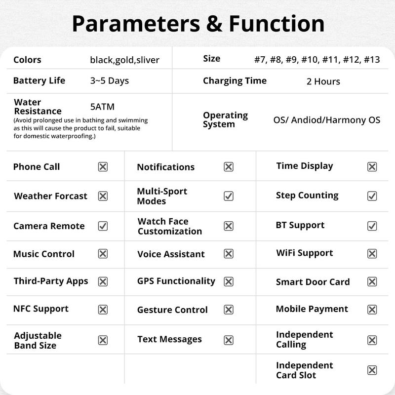 COLMI R10 Smart Ring, Unisex Fitness Tracker,5ATM Waterproof, Bluetooth-compatible Connected, Distance & Step Counter, Stylish Design COLMI R10 Smart Ring, Unisex Fitness Tracker,5ATM Waterproof, Bluetooth-compatible Connected, Distance & Step Counter, Stylish Design