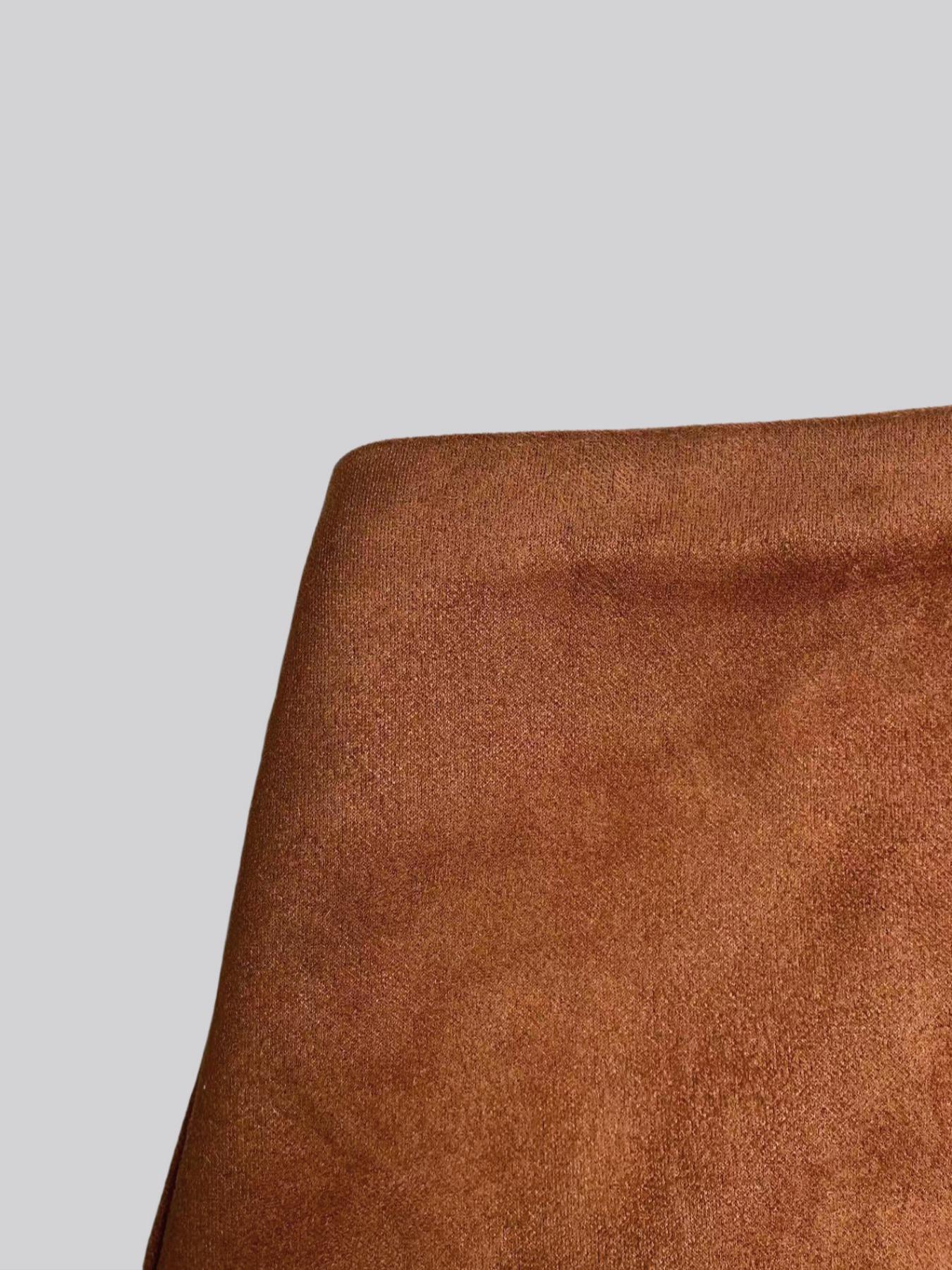 1 piece Women's Spring &Fall Velvet Vintage Italian Melange Pleated Bodycon Short Skirt,Fashionable Casual Versatile Ultra-Short Half Skirt, Bottoms Womenswear