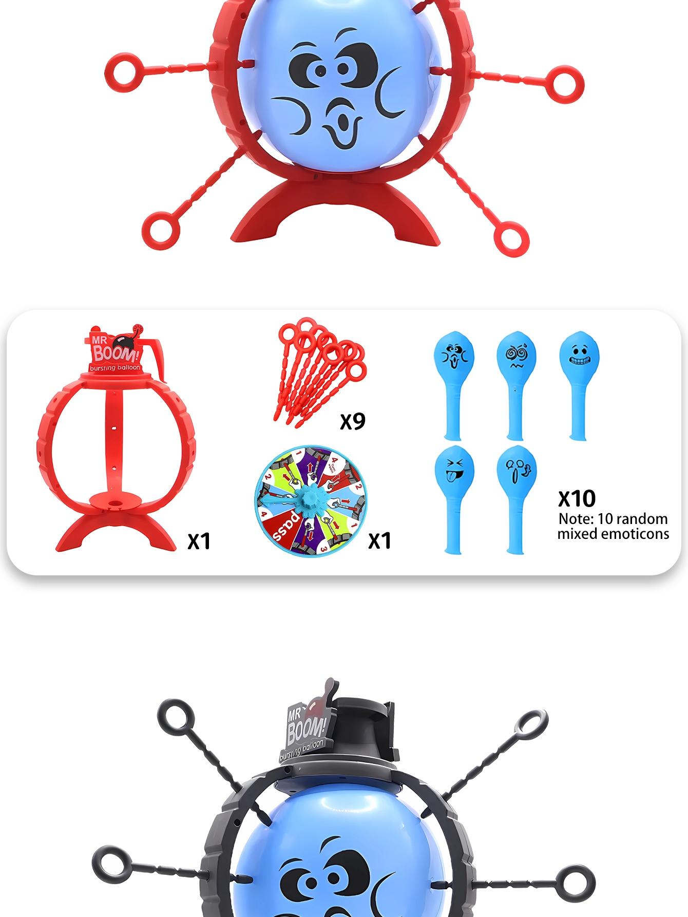 Exploding Balloon Prank Toy, Fun Party Game, Interactive Parent-Child Activity, Educational Board Game, Stress Relief Entertainment, Anime Design, Round