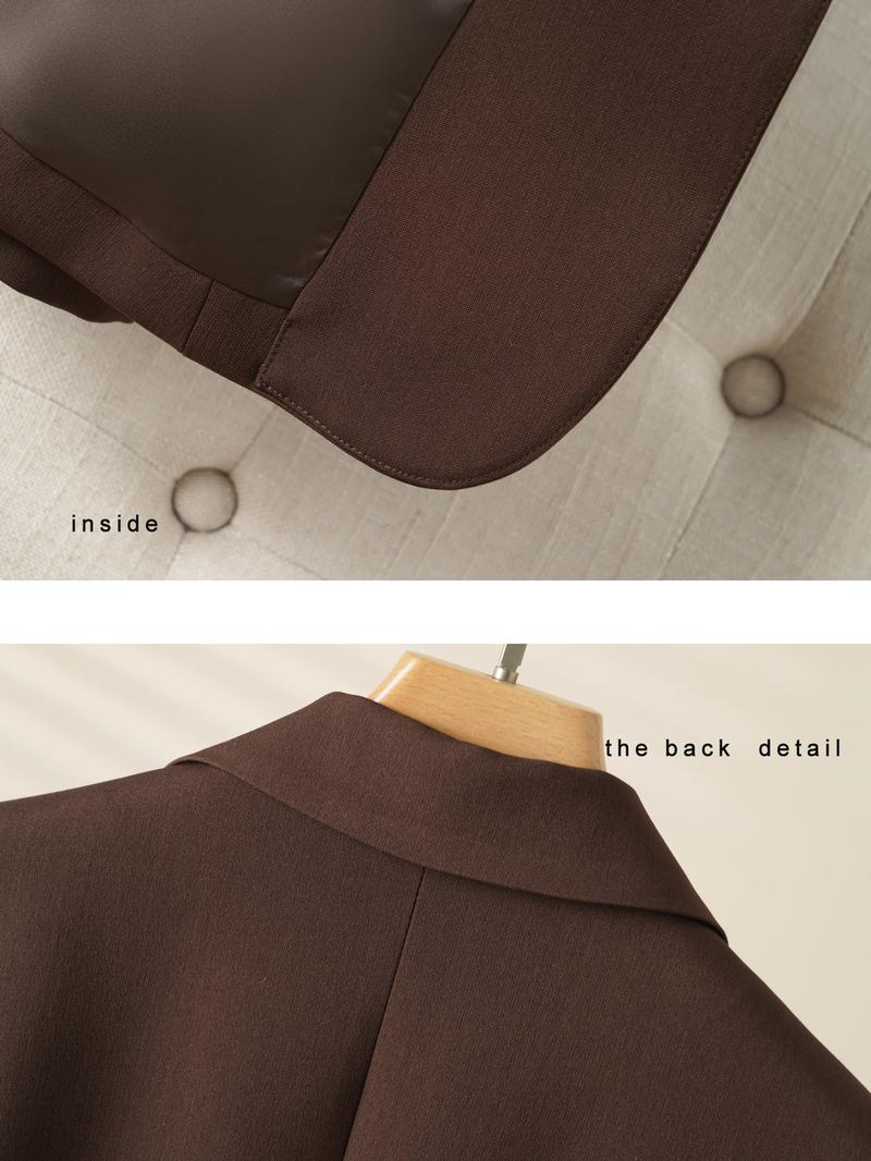 Women's Fashion Blazer Jacket, Professional Office Wear, Stylish Ladies Suit Coat, Elegant Workwear Outerwear for Women